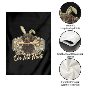 Funny Egg Hunter Garden Flag On The Hunt Camo Easter Labrador Dog TS11 Print Your Wear