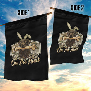 Funny Egg Hunter Garden Flag On The Hunt Camo Easter Labrador Dog TS11 Print Your Wear