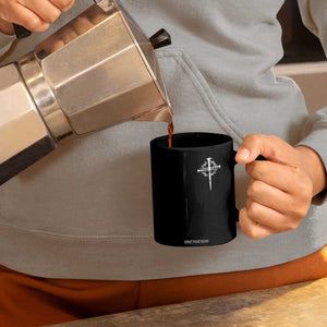 Christian Religious Jesus Shirt with Cross Logo Graphic Coffee Mug TS11 Print Your Wear
