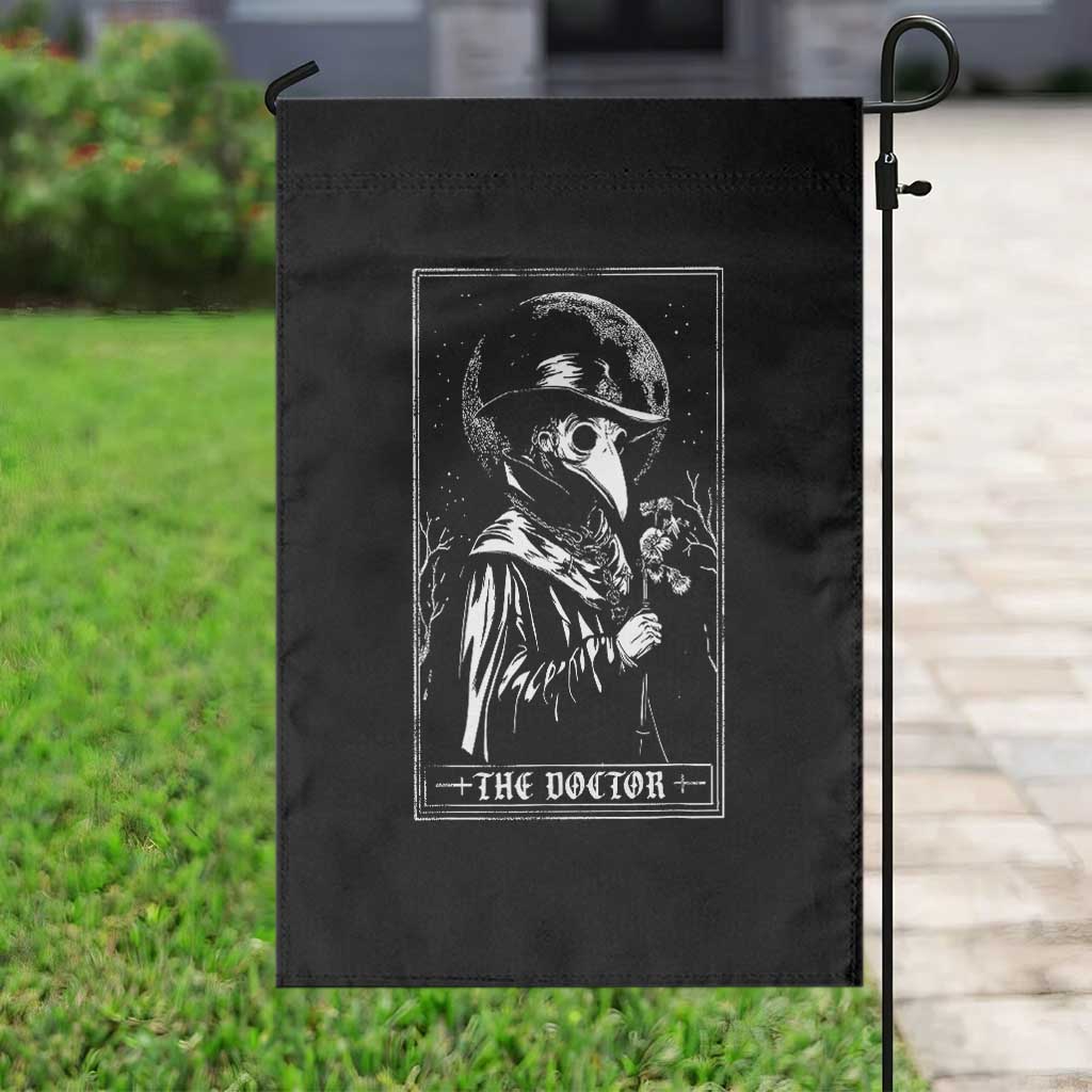 Plague Doctor Tarot Card Garden Flag Horror Death Occult Satanic TS11 Print Your Wear