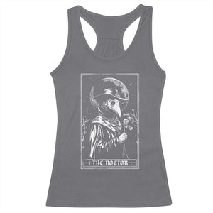Plague Doctor Tarot Card Racerback Tank Top Horror Death Occult Satanic TS11 Charcoal Print Your Wear