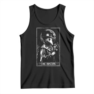 Plague Doctor Tarot Card Tank Top Horror Death Occult Satanic TS11 Black Print Your Wear