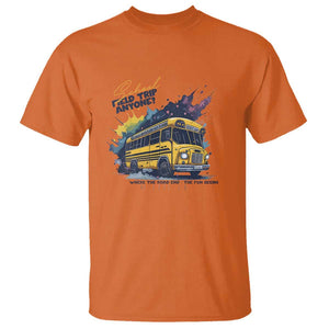 School Field Trip Anyone T Shirt School Bus Teacher TS11 Orange Print Your Wear