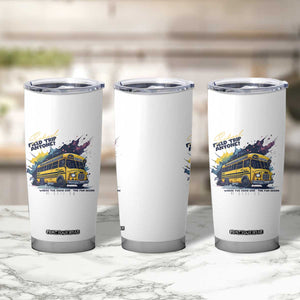 School Field Trip Anyone Tumbler Cup School Bus Teacher TS11 Print Your Wear