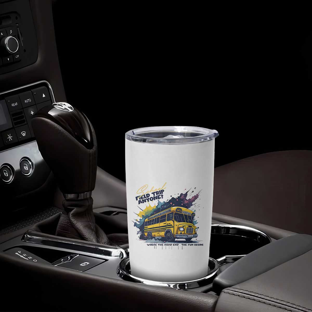 School Field Trip Anyone Tumbler Cup School Bus Teacher TS11 Print Your Wear