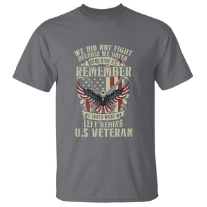 Memorial Day T Shirt Honor And Remeber Eagle TS11 Charcoal Print Your Wear