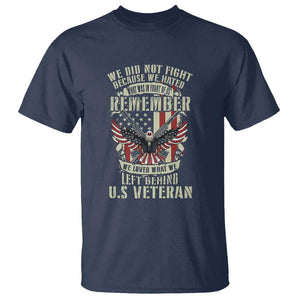 Memorial Day T Shirt Honor And Remeber Eagle TS11 Navy Print Your Wear