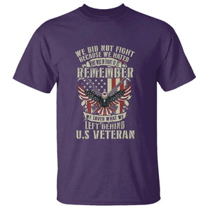 Memorial Day T Shirt Honor And Remeber Eagle TS11 Purple Print Your Wear