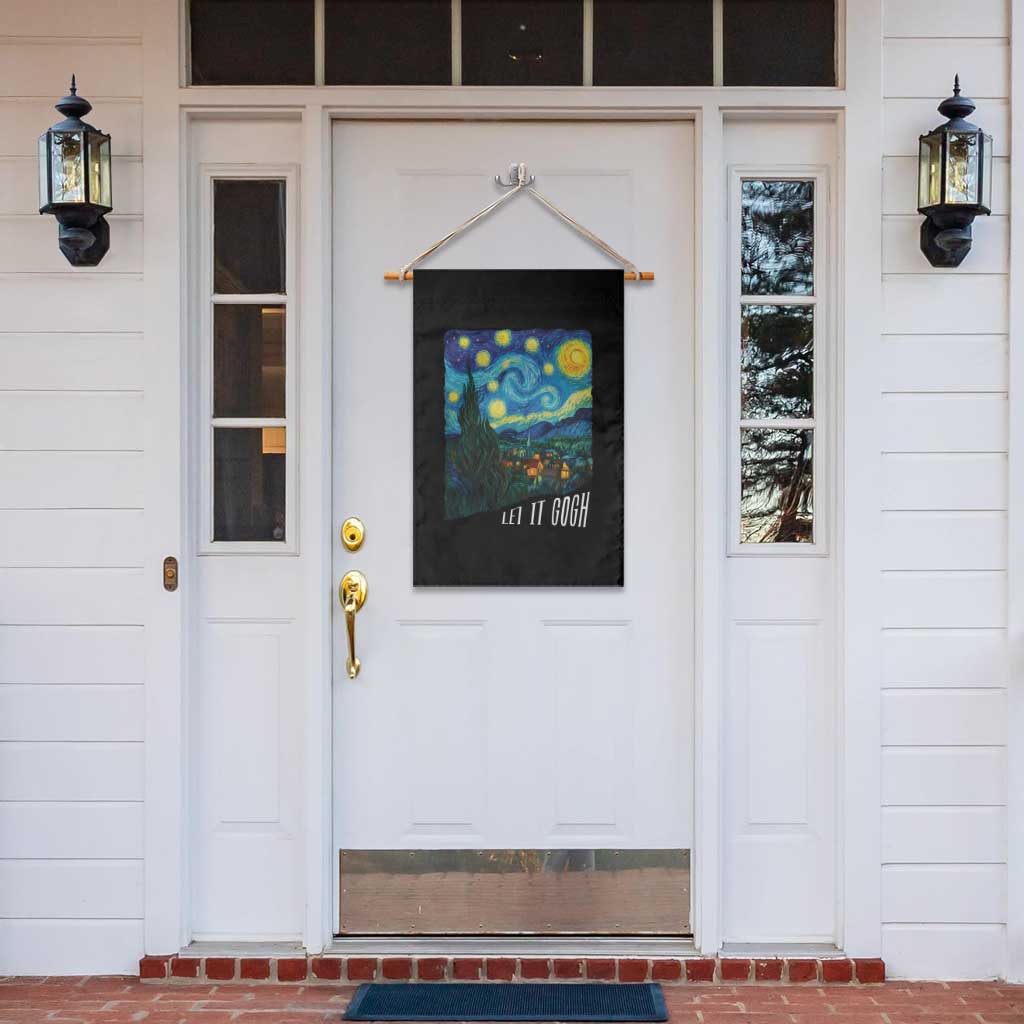 Let It Gogh Funny Vincent Van Gogh Garden Flag Starry Night Design Art Lover TS11 Print Your Wear