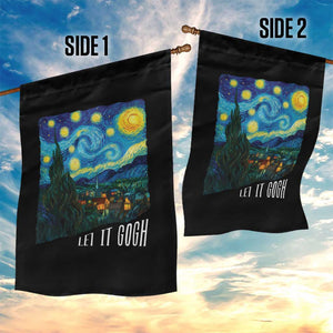 Let It Gogh Funny Vincent Van Gogh Garden Flag Starry Night Design Art Lover TS11 Print Your Wear