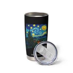 Let It Gogh Funny Vincent Van Gogh Tumbler Cup Starry Night Design Art Lover TS11 Print Your Wear