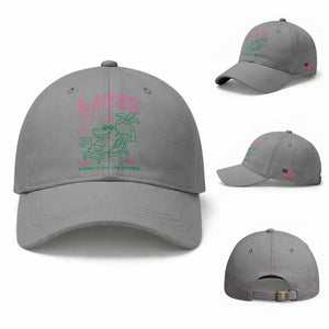 Later Gator School's Out for Summer Baseball Cap Funny Last Day of School TS11 Baseball Cap Universal Fit Sport Gray Print Your Wear