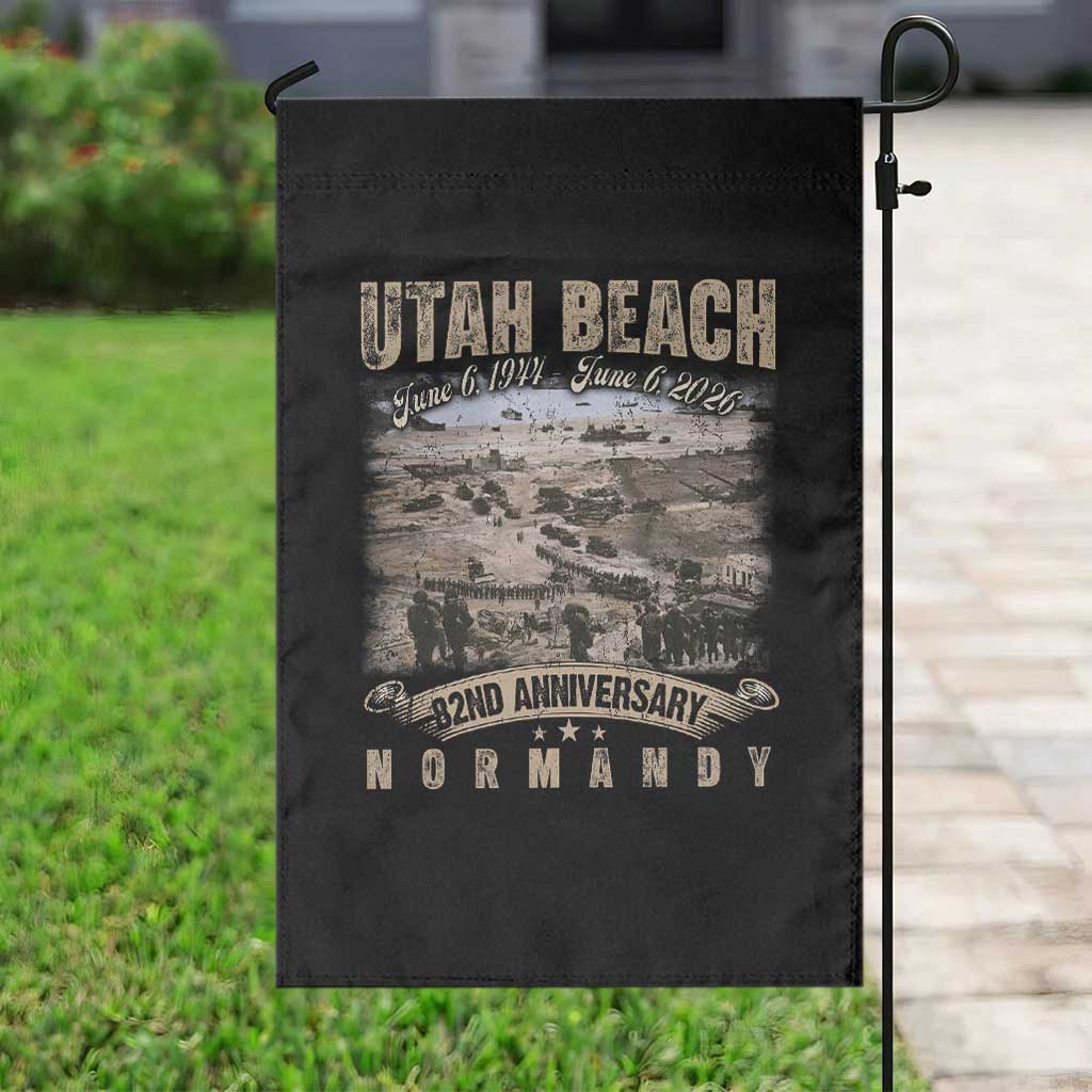 Utah Beach D Day Garden Flag 82nd Anniversary Honor History Normandy WWII TS11 Print Your Wear