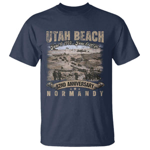 Utah Beach D Day T Shirt 82nd Anniversary Honor History Normandy WWII TS11 Navy Print Your Wear