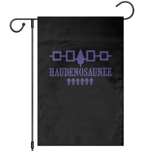 Native American Haudenosaunee Iroquois Nation Flag Garden Flag TS11 Black Print Your Wear