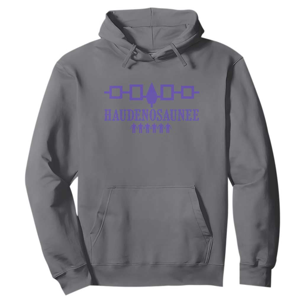 Native American Haudenosaunee Iroquois Nation Flag Hoodie TS11 Charcoal Print Your Wear