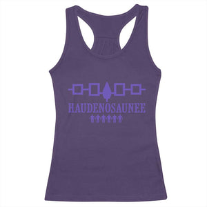 Native American Haudenosaunee Iroquois Nation Flag Racerback Tank Top TS11 Purple Print Your Wear