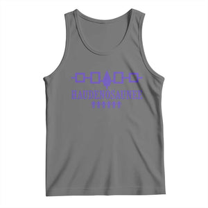 Native American Haudenosaunee Iroquois Nation Flag Tank Top TS11 Black Heather Print Your Wear