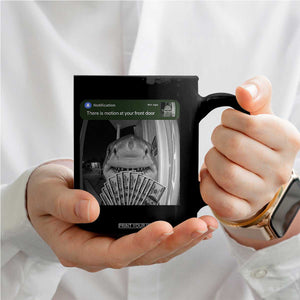 There is Motion at Your Front Door Funny Shark Motion Meme Coffee Mug TS11 Print Your Wear