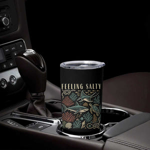 Feeling Salty Shark Lover Vintage Ocean Life Tumbler Cup TS11 Print Your Wear