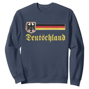 Deutschland German Heritage Pride Sweatshirt Bundesadler Coat of Arms TS11 Navy Print Your Wear