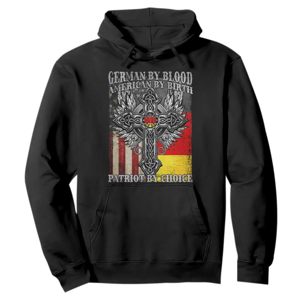 German By Blood American By Birth Patriot By Choice Hoodie German Americans TS11 Black Print Your Wear