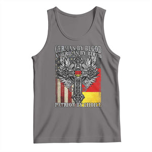 German By Blood American By Birth Patriot By Choice Tank Top German Americans TS11 Deep Heather Print Your Wear