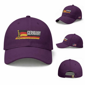 German Heritage Pride Germany Flag Baseball Cap TS11 Baseball Cap Universal Fit Purple Print Your Wear