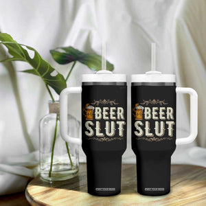 Funny Oktoberfest Beer Slut Tumbler With Handle German Beer Stein Drinking Lover TS11 Print Your Wear