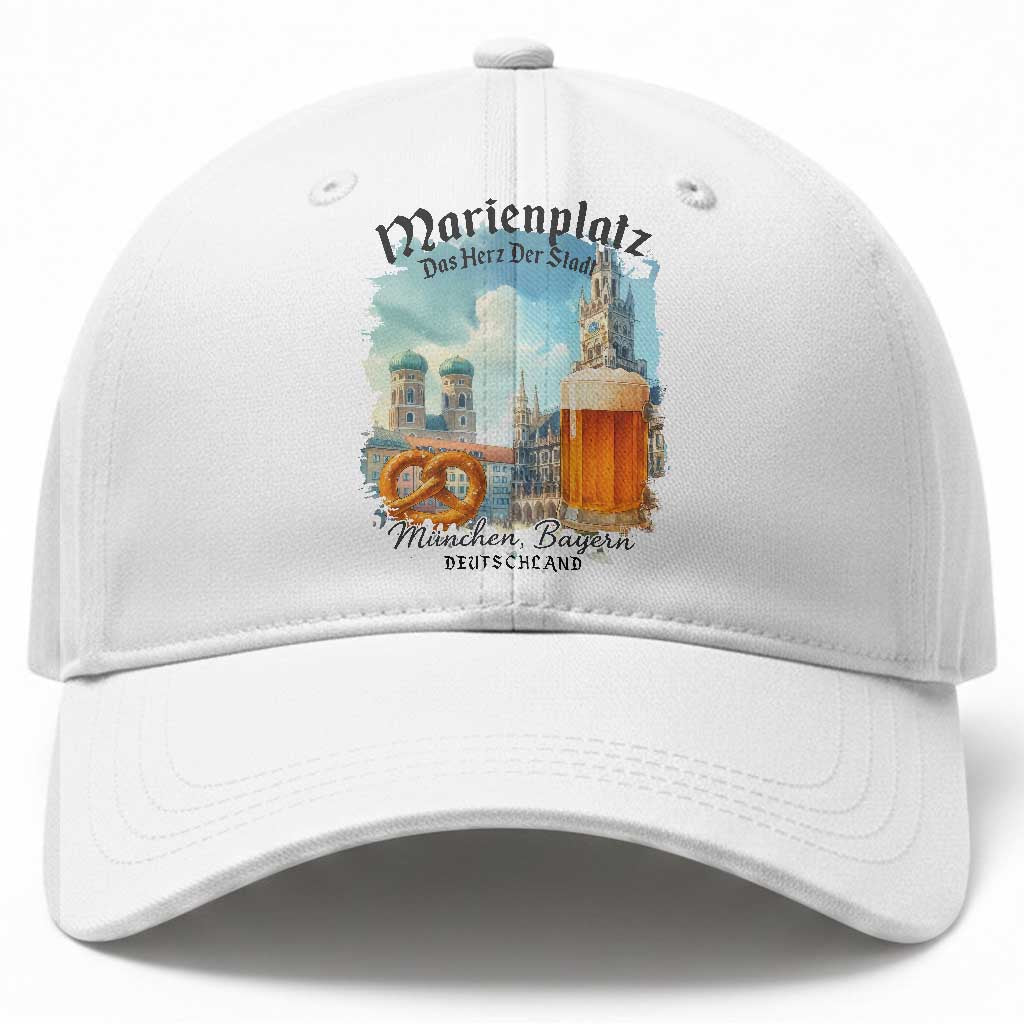 Bavarian Festival Munich Oktoberfest Baseball Cap Das Herz Der Stadt Beer Pretzel TS11 Print Your Wear