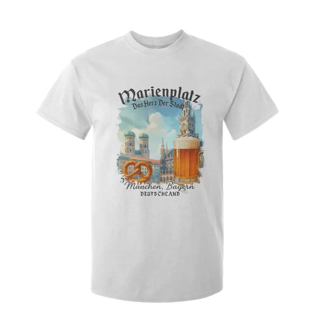 Bavarian Festival Munich Oktoberfest T Shirt For Kid Das Herz Der Stadt Beer Pretzel TS11 White Print Your Wear