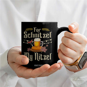 Funny Oktoberfest For Schnitzel My Nitzel Coffee Mug Beer Nitzel Sausage TS11 Print Your Wear