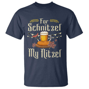 Funny Oktoberfest For Schnitzel My Nitzel T Shirt Beer Nitzel Sausage TS11 Navy Print Your Wear
