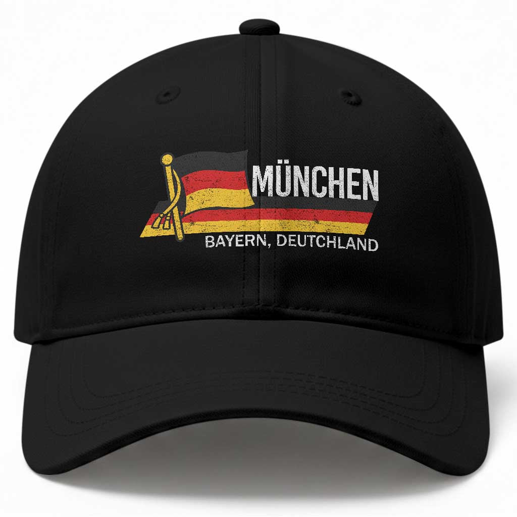 Munchen Bayern German Heritage Pride Germany Flag Baseball Cap - TS11 Print Your Wear