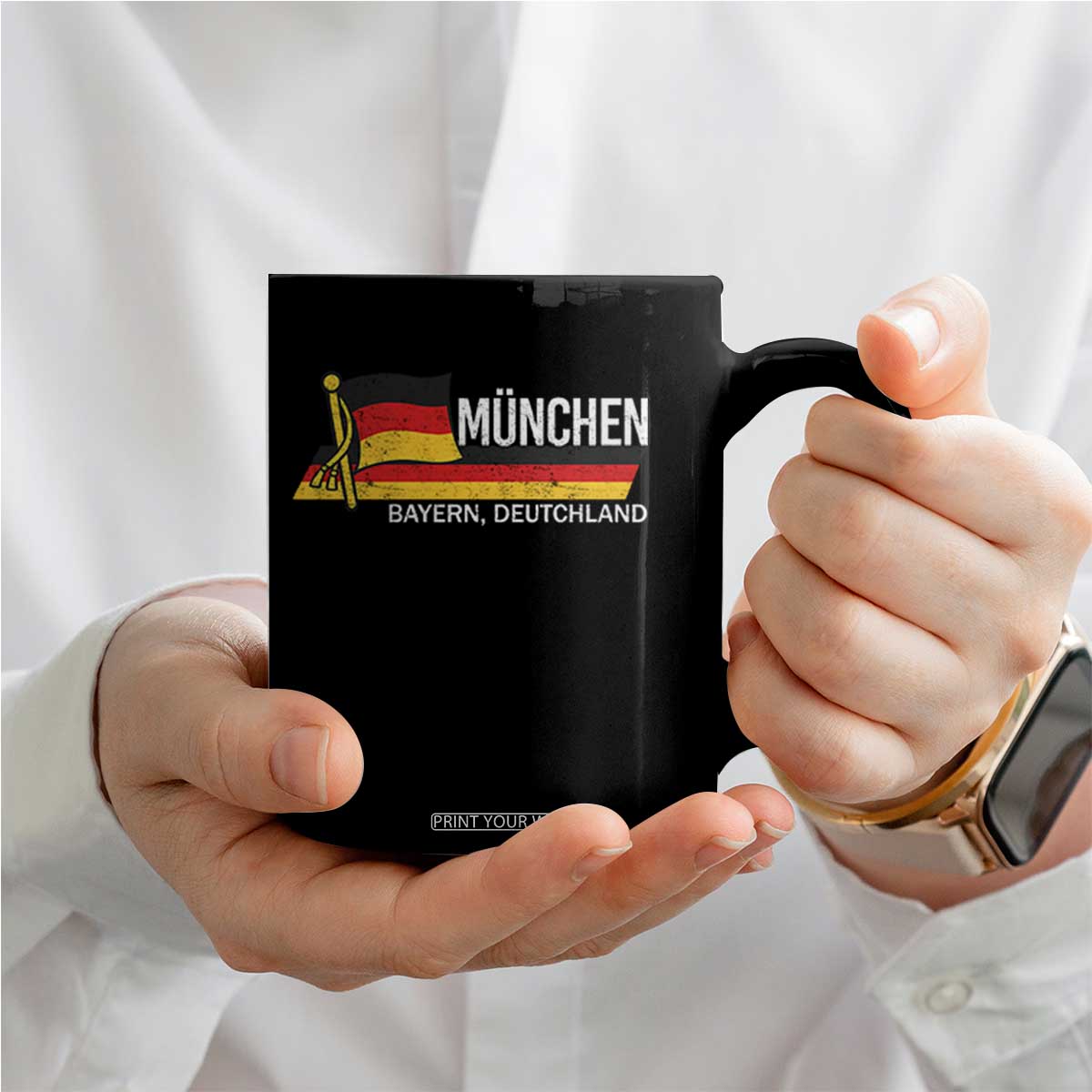 Munchen Bayern German Heritage Pride Germany Flag Coffee Mug TS11 Print Your Wear