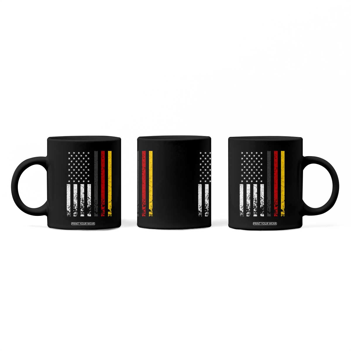 Patriotic Vintage German American Flag Coffee Mug Germany Heritage Pride TS11 Print Your Wear