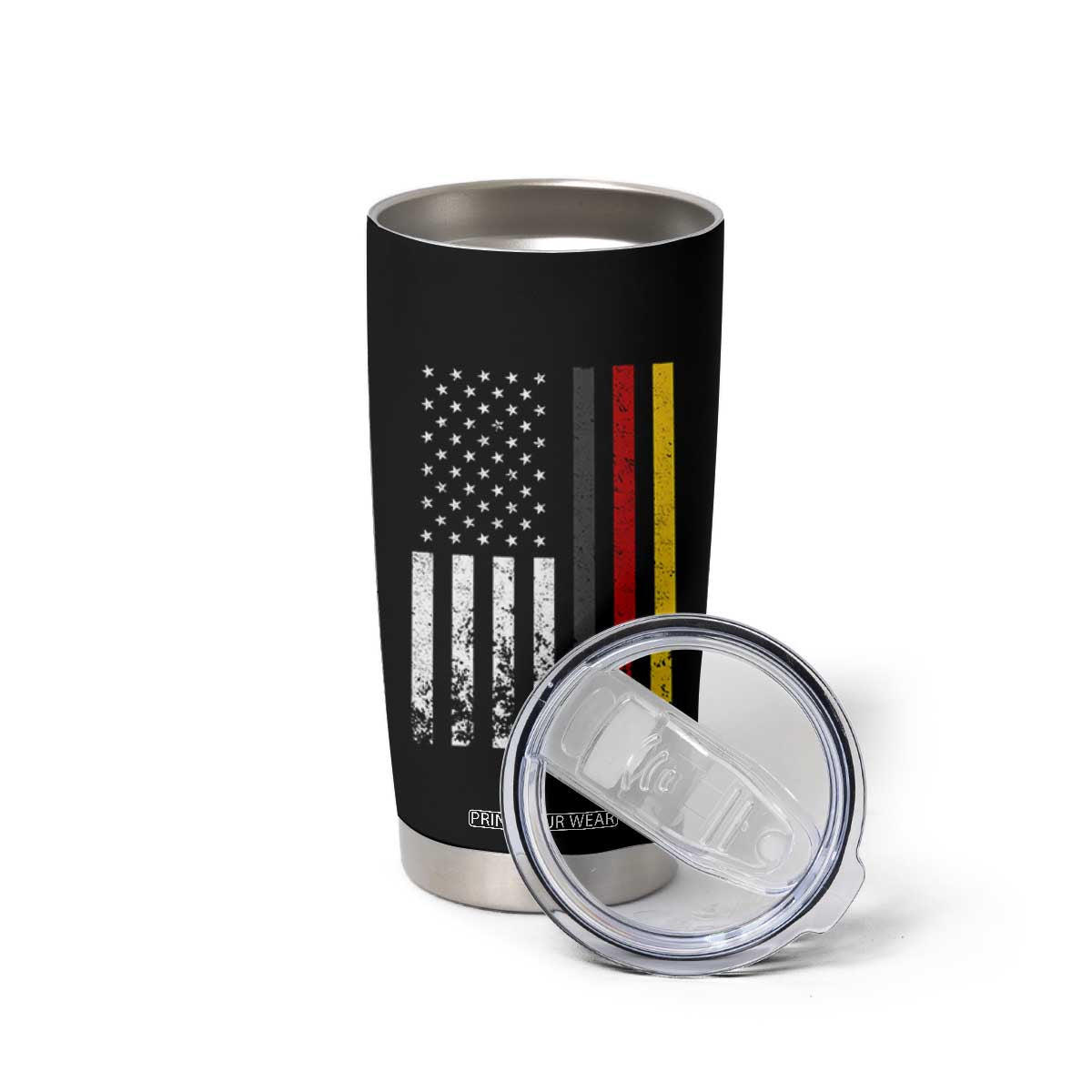 Patriotic Vintage German American Flag Tumbler Cup Germany Heritage Pride TS11 Print Your Wear