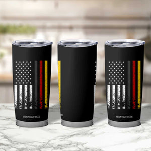 Patriotic Vintage German American Flag Tumbler Cup Germany Heritage Pride TS11 Print Your Wear