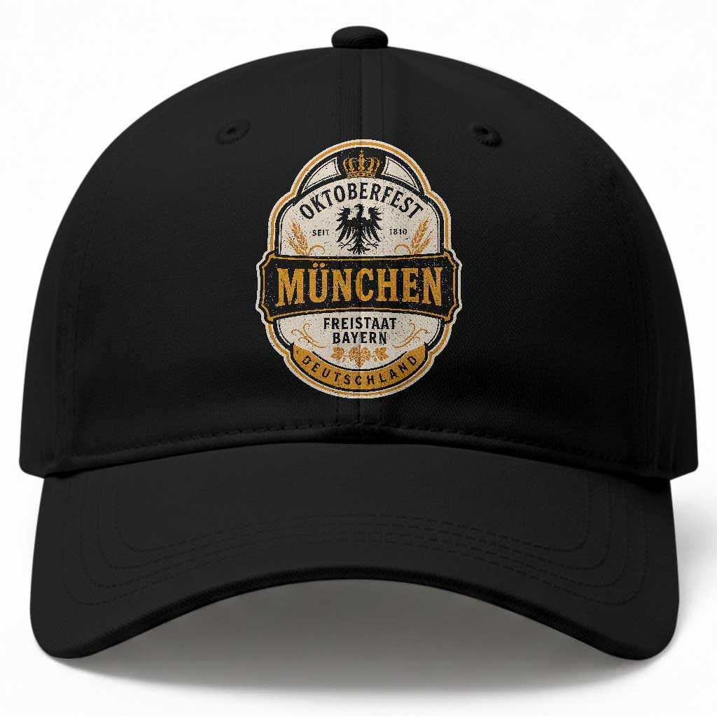 Oktoberfest Munchen Deutschland German Beer Festival Baseball Cap Freistaat Bayern Heraldic Eagle TS11 Print Your Wear