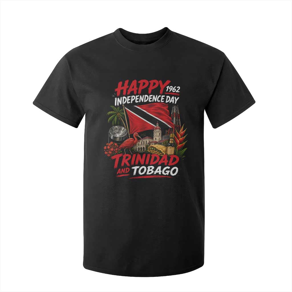 Trinidad And Tobago Independence Day T Shirt For Kid Trinidadian Heritage Steelpan Scarlet Ibis TS11 Black Print Your Wear