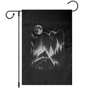 Mothman Howling at Moon 90s Retro Garden Flag Funny West Virginia Cryptid TS11 Black Print Your Wear
