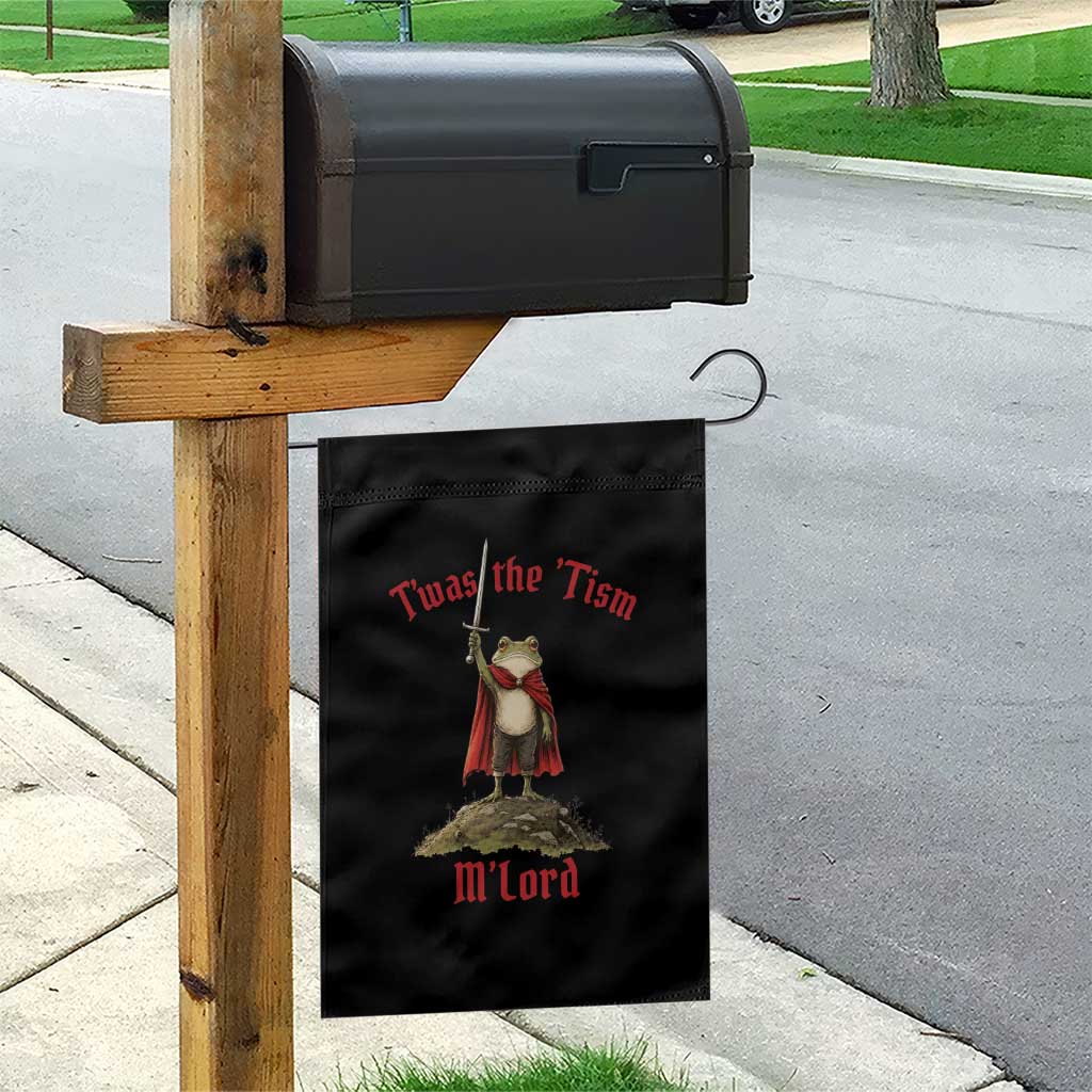 Funny Twas The Tism M Lord Medieval Knight Frog Garden Flag TS11 Print Your Wear