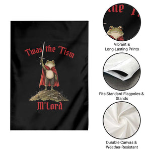 Funny Twas The Tism M Lord Medieval Knight Frog Garden Flag TS11 Print Your Wear