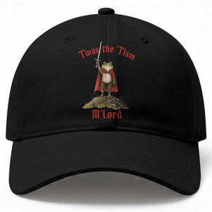 Funny Twas The Tism M Lord Medieval Knight Frog Baseball Cap TS11 Print Your Wear