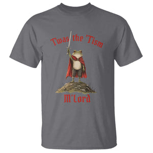 Funny Twas The Tism M Lord Medieval Knight Frog T Shirt TS11 Charcoal Print Your Wear