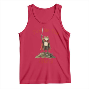 Funny Twas The Tism M Lord Medieval Knight Frog Tank Top TS11 Red Print Your Wear