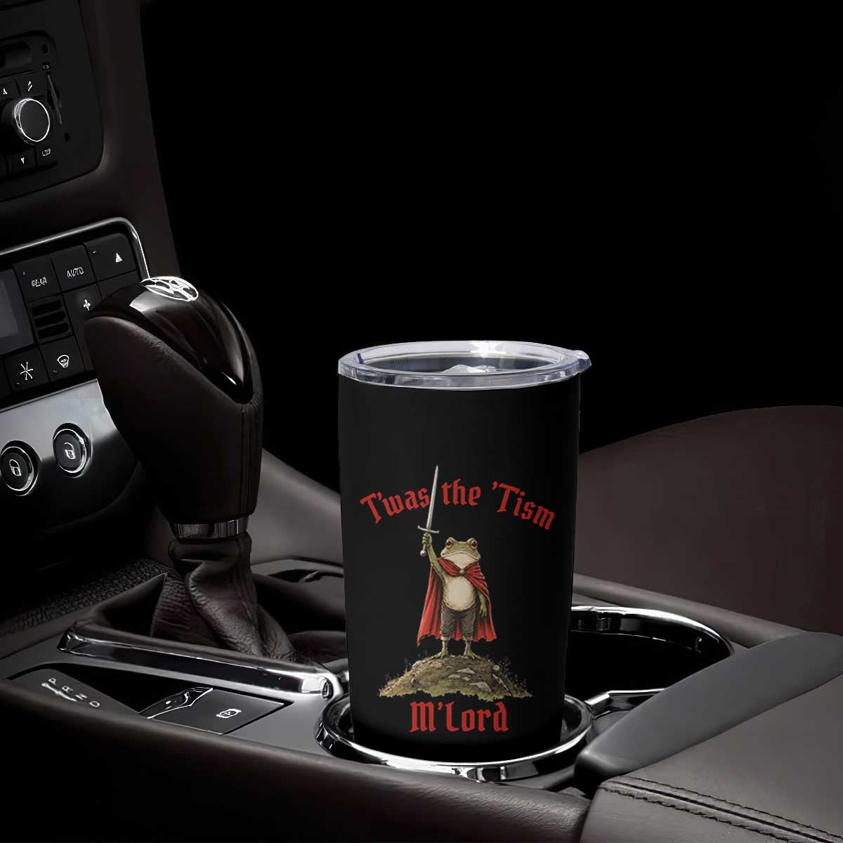 Funny Twas The Tism M Lord Medieval Knight Frog Tumbler Cup TS11 Print Your Wear