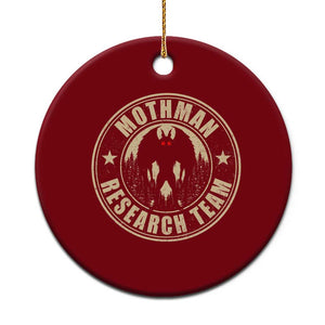 Funny Mothman Research Team Ceramic Ornament Cryptozoology Cryptid Hunting TS11 1pc Red Print Your Wear