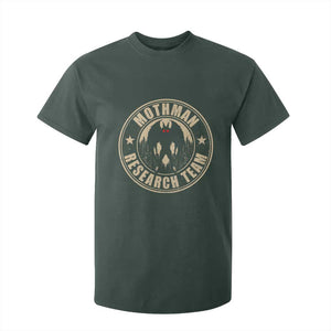 Funny Mothman Research Team T Shirt For Kid Cryptozoology Cryptid Hunting TS11 Dark Forest Green Print Your Wear