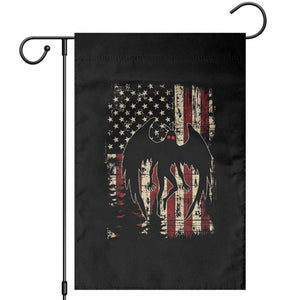 Mothman American Flag Patriotic Cryptid Creature Garden Flag TS11 Black Print Your Wear